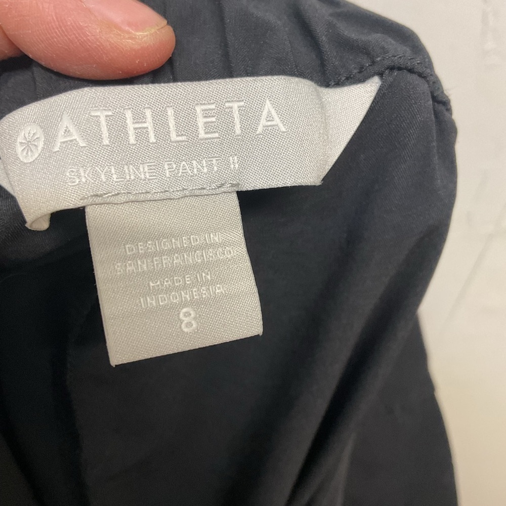 Athleta Black Skyline Pant II size 8 - Picture 5 of 6
